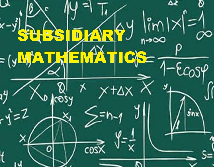 Subsidiary Mathematics